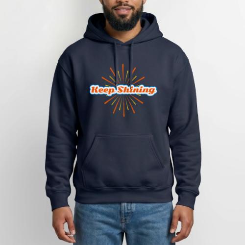 Keep Shining: Radiant Energy Design - Gildan Heavy Blend Adult Hoodie
