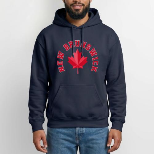 New Brunswick with maple leaf - Gildan Heavy Blend Adult Hoodie