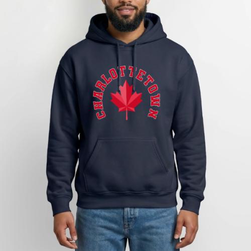 Charlottetown with maple leaf - Gildan Heavy Blend Adult Hoodie
