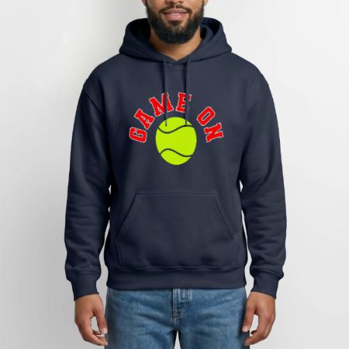 Game On Tennis - Heavyweight Unisex Hoodie by Gildan