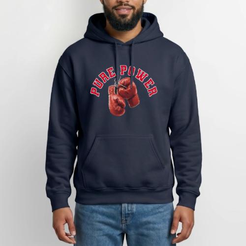 Boxing: Pure Power Punch - Heavyweight Unisex Hoodie by Gildan