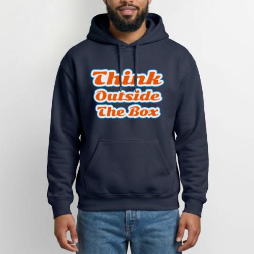 Think Outside the Box — Creative Mindset Script - Gildan Heavy Blend Adult Hoodie