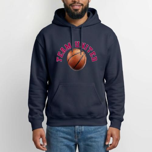 Team United Basketball Unity Design - Gildan Heavy Blend Adult Hoodie