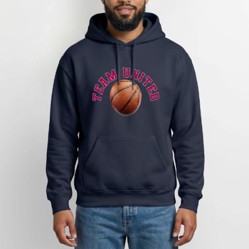 Team United Basketball Unity Design - Heavyweight Unisex Hoodie by Gildan
