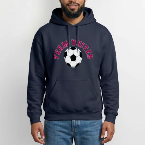 Team United Soccer Ball Sports Design - Gildan Heavy Blend Adult Hoodie