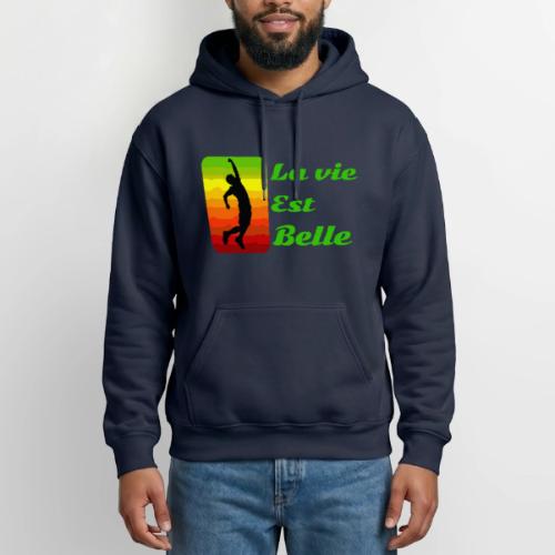 La vie est belle - Heavyweight Unisex Hoodie by Gildan