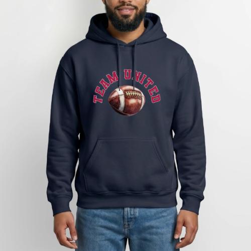 Team United American Football Design - Heavyweight Unisex Hoodie by Gildan