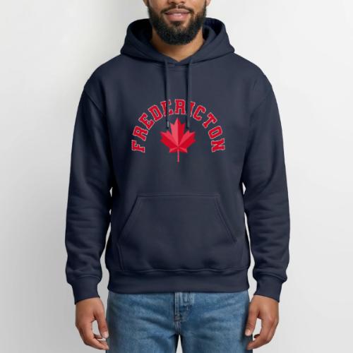 Fredericton with maple leaf - Gildan Heavy Blend Adult Hoodie