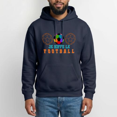 I love football - Gildan Heavy Blend Adult Hoodie