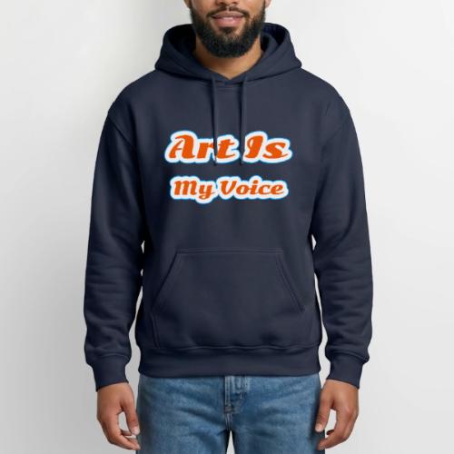 Art Is My Voice — Express Yourself Script - Gildan Heavy Blend Adult Hoodie