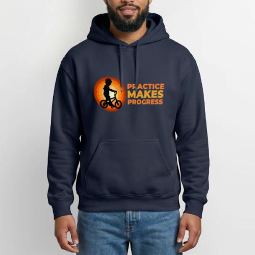 Practice makes progress - Heavyweight Unisex Hoodie by Gildan