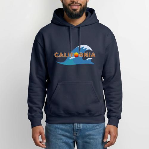 Blue Wave California - Gildan Heavy Blend Adult Hoodie