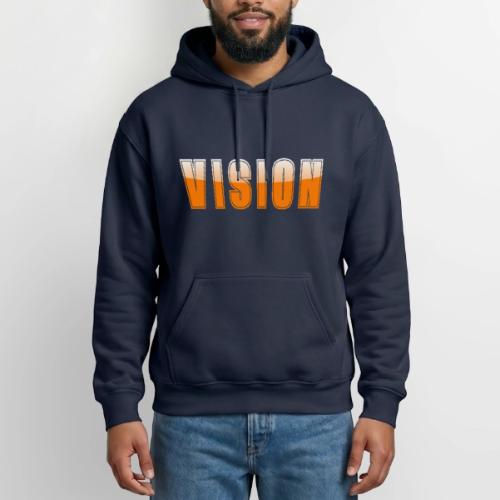 Vision Word Design - Heavyweight Unisex Hoodie by Gildan