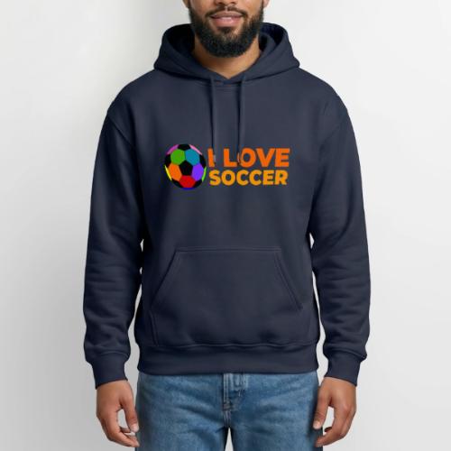 I Love Soccer - Gildan Heavy Blend Adult Hoodie