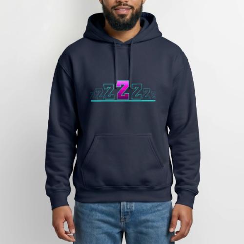 Letter Z – Capital Varsity Alphabet Monogram - Heavyweight Unisex Hoodie by Gildan