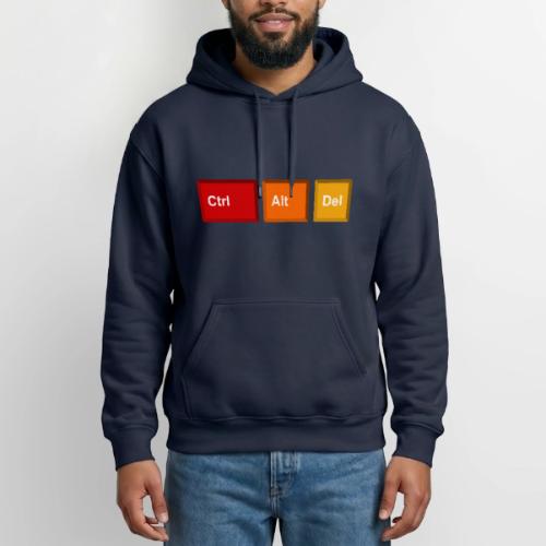 CTRL + ALT + DEL - Heavyweight Unisex Hoodie by Gildan