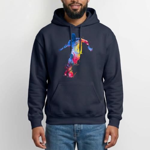 Soccer: Splash Kick - Gildan Heavy Blend Adult Hoodie