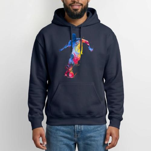 Soccer: Splash Kick - Heavyweight Unisex Hoodie by Gildan