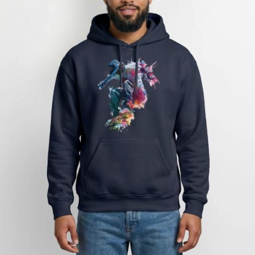 Skateboarding: Ride the Colors - Gildan Heavy Blend Adult Hoodie