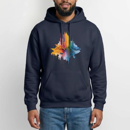 Impasto Spectrum - Heavyweight Unisex Hoodie by Gildan