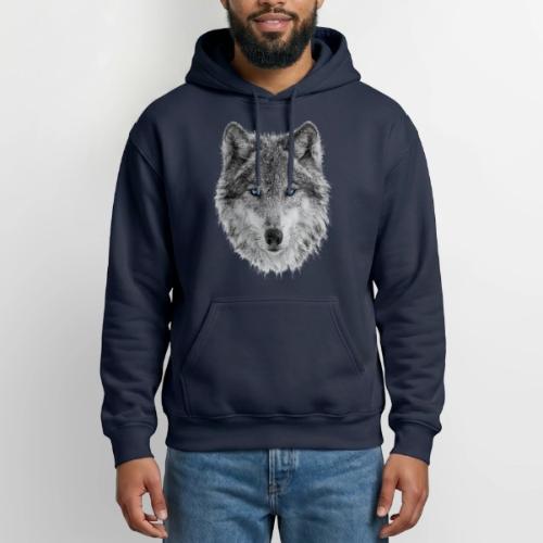 Frost-Eyed Alpha - Heavyweight Unisex Hoodie by Gildan