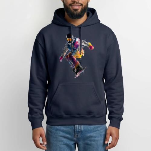 Snowboarding: Frozen Palette - Heavyweight Unisex Hoodie by Gildan