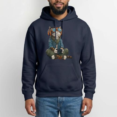 Cat: Purrfect Player - Heavyweight Unisex Hoodie by Gildan