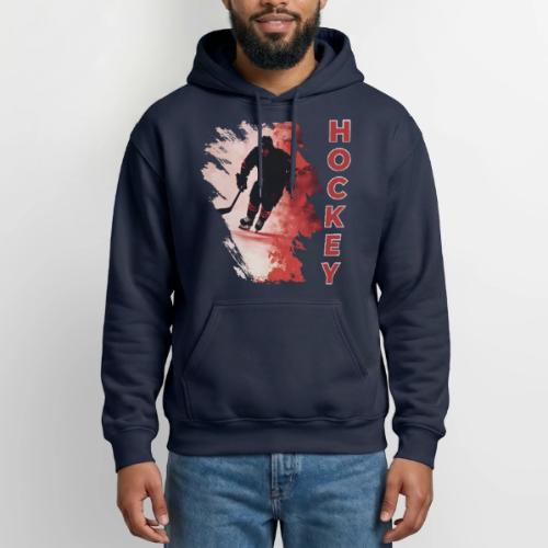 Hockey Fire - Gildan Heavy Blend Adult Hoodie