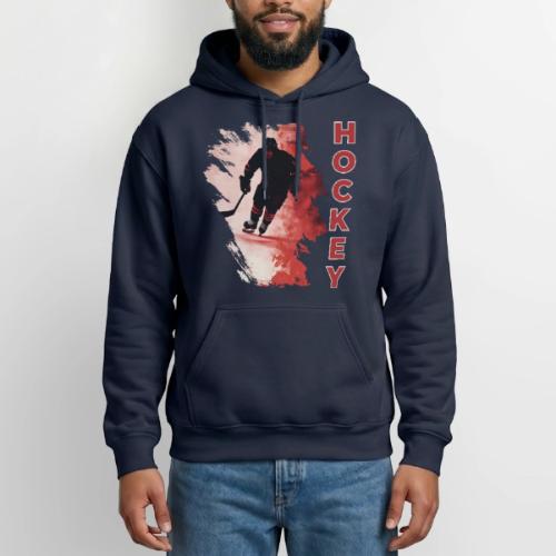 Hockey Fire - Heavyweight Unisex Hoodie by Gildan