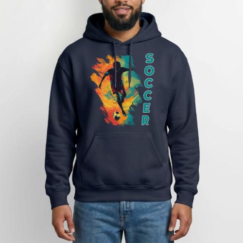 Soccer Hero Mode - Gildan Heavy Blend Adult Hoodie
