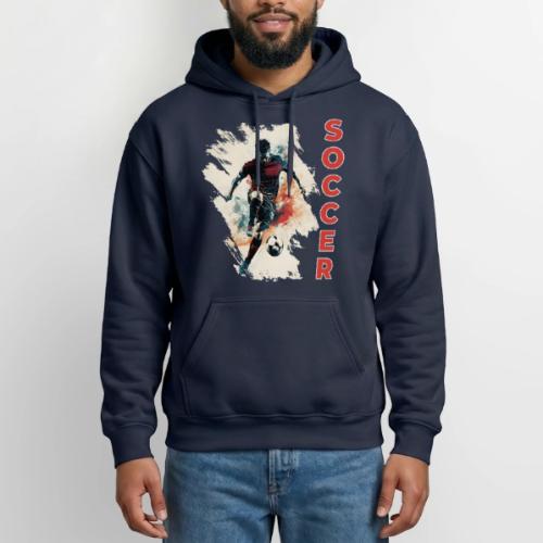 Soccer Blaze - Gildan Heavy Blend Adult Hoodie