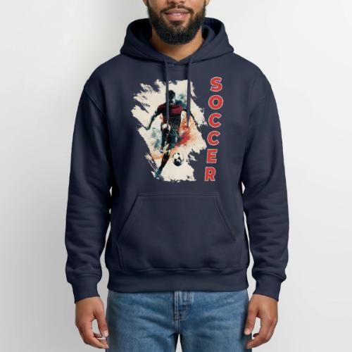 Soccer Blaze - Heavyweight Unisex Hoodie by Gildan