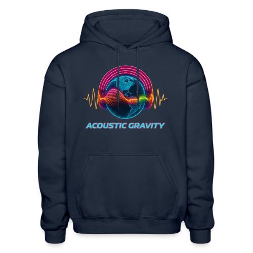 Earth's Headphones - Heavyweight Unisex Hoodie by Gildan