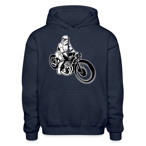 Stormtrooper Motorcycle - Gildan Heavy Blend Adult Hoodie