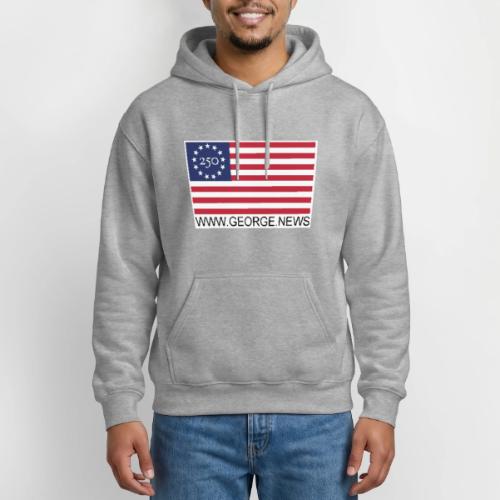 GEORGE 250 PATCH - Heavyweight Unisex Hoodie by Gildan