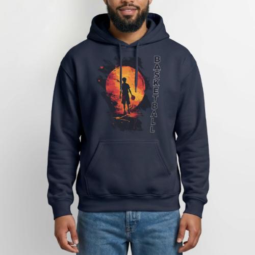 Basketball Blaze - Gildan Heavy Blend Adult Hoodie