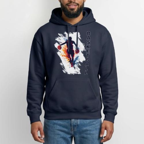 Basketball Hustle - Heavyweight Unisex Hoodie by Gildan