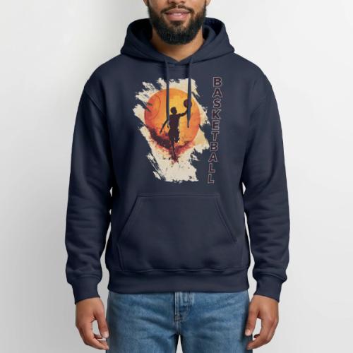 Basketball Stride - Heavyweight Unisex Hoodie by Gildan