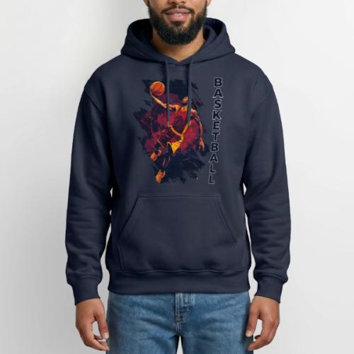 Basketball Charge - Gildan Heavy Blend Adult Hoodie
