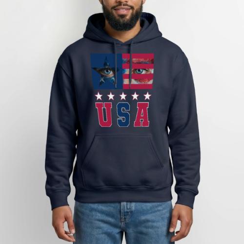 Stars and Vision USA - Gildan Heavy Blend Adult Hoodie