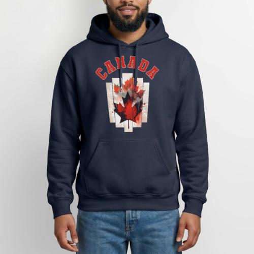 Heart of Canada Art - Gildan Heavy Blend Adult Hoodie