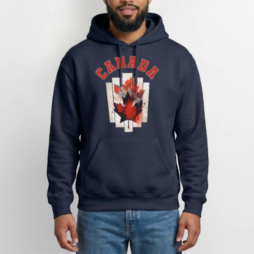 Heart of Canada Art - Heavyweight Unisex Hoodie by Gildan