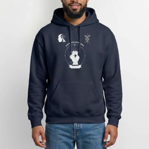 Love & Faith - Heavyweight Unisex Hoodie by Gildan