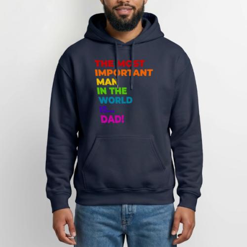 Dad: The Most Important Man in the World - Gildan Heavy Blend Adult Hoodie