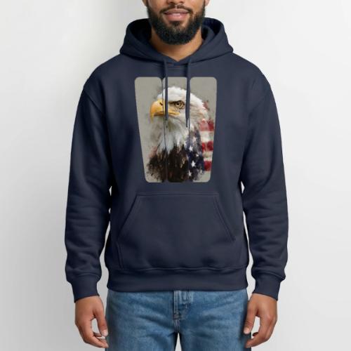 USA: Eagle of the Free - Gildan Heavy Blend Adult Hoodie