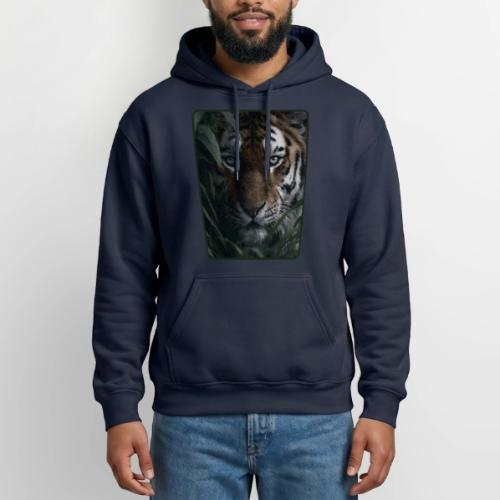 Tiger Jungle Eyes Wildlife Design - Gildan Heavy Blend Adult Hoodie