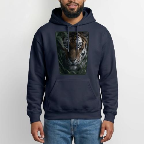 Tiger Jungle Eyes Wildlife Design - Heavyweight Unisex Hoodie by Gildan