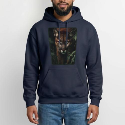 Cougar Jungle Predator Design - Gildan Heavy Blend Adult Hoodie