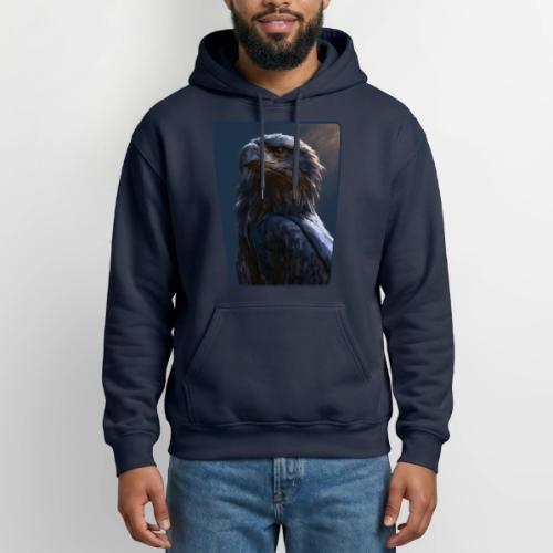 Majestic Eagle Cinematic Portrait Design - Gildan Heavy Blend Adult Hoodie