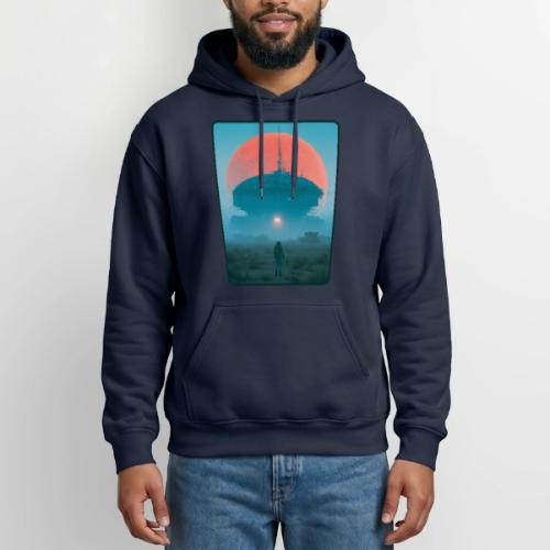Astronaut Alien Outpost Design - Heavyweight Unisex Hoodie by Gildan